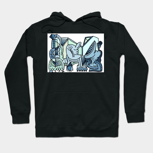 abstract cubism Hoodie by MGphotoart